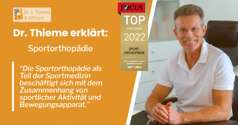 Dr. Thieme erklärt: Sportorthopädie