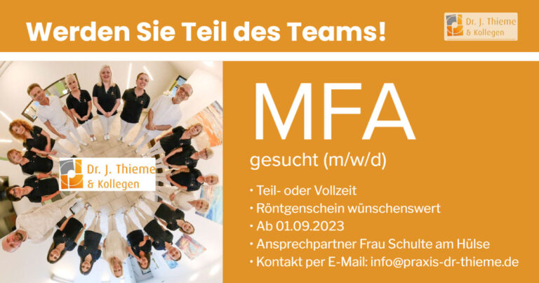 Werden Sie Teil des Teams! (m/w/d)