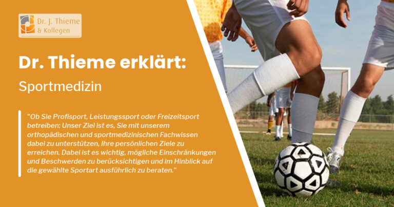 Dr. Thieme erklärt: Sportmedizin