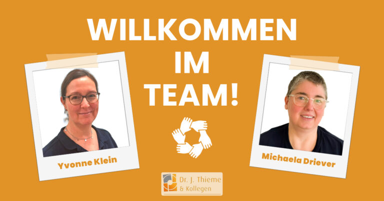 Herzlich willkommen im Team, Frau Klein und Frau Driever!