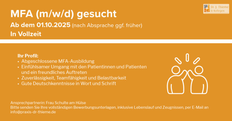 MFA (m/w/d) gesucht