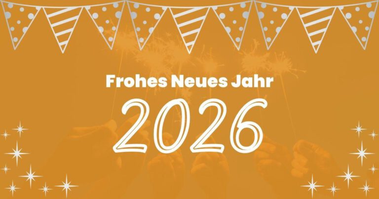 Einen guten Rutsch ins neue Jahr!